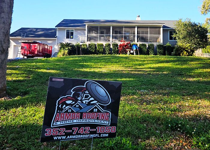 Armor Roofing Sign